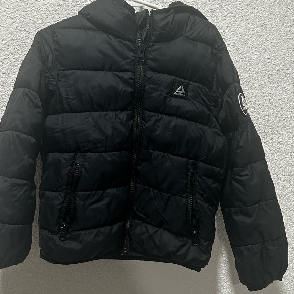 Reebok Charcoal Puffer Jacket